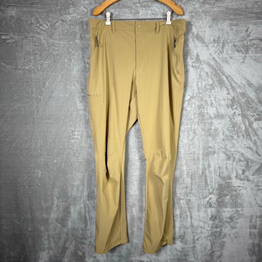 Columbia Cargo Pants Mens 38 Beige Lightweight Outdoor‎ Hike Active Performance